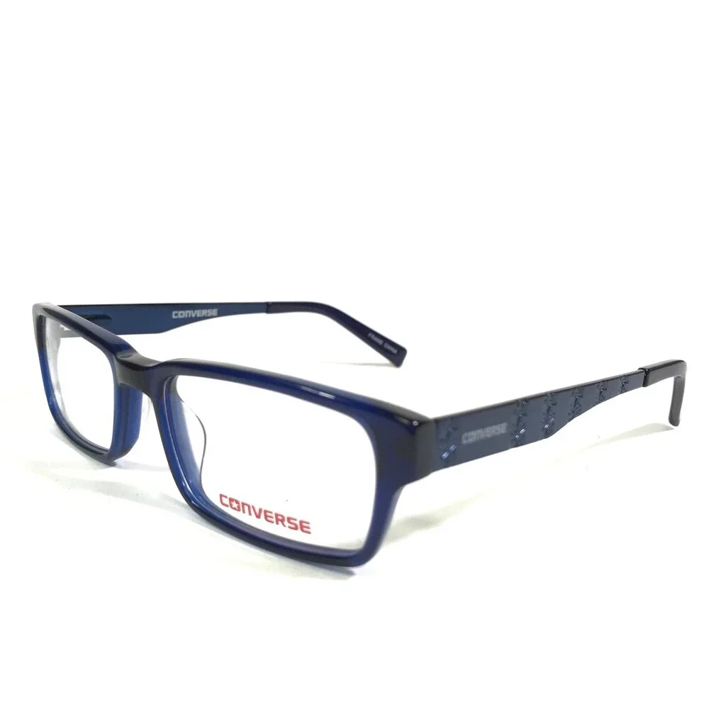 Converse Eyeglasses Frames YIKES BLUE Rectangular Full Rim 50-16-130